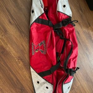 Red Lacrosse bag